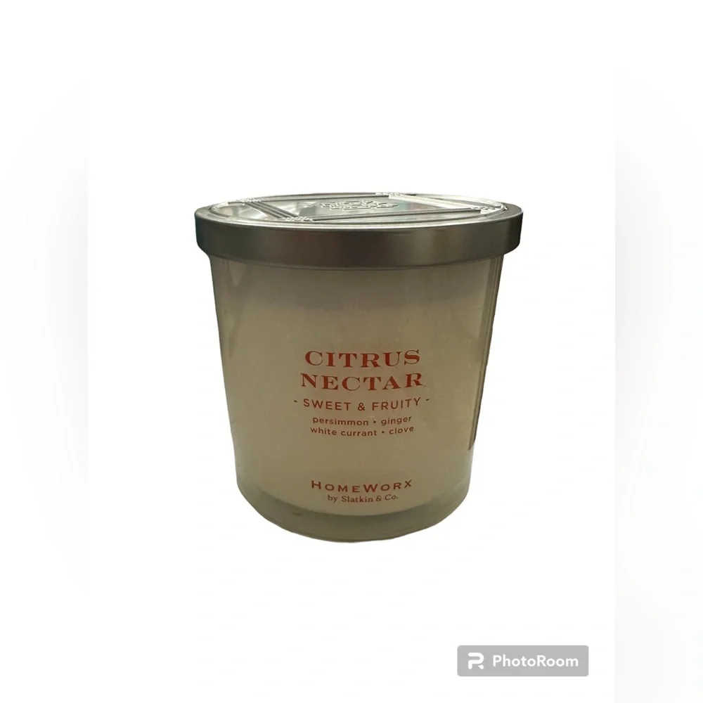 Homeworx Citrus Nectar 3 Wick Candle|14.5 oz